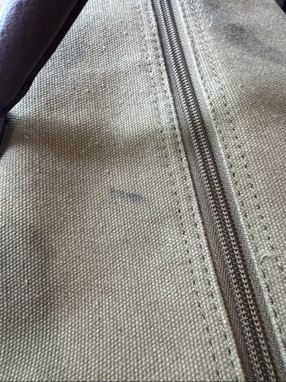 Tommy Bahama Relax Canvas Leather Duffle Bag Y2K